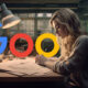 Woman Translator Google Logo
