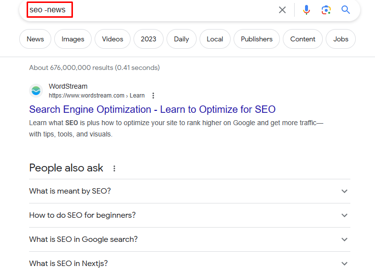 1684837831 906 How To Exclude Results on Google for Better Search Performance