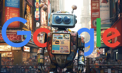 Robot Around Ads Google Logo