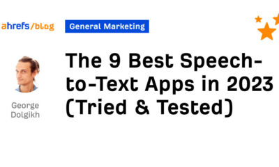 Die 9 besten Speech-to-Text-Apps im Jahr 2023 (erprobt und getestet)