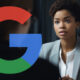 Jobintervju Kvinnor Google Logotyp