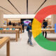 Google-Logo des Apple Retail Store