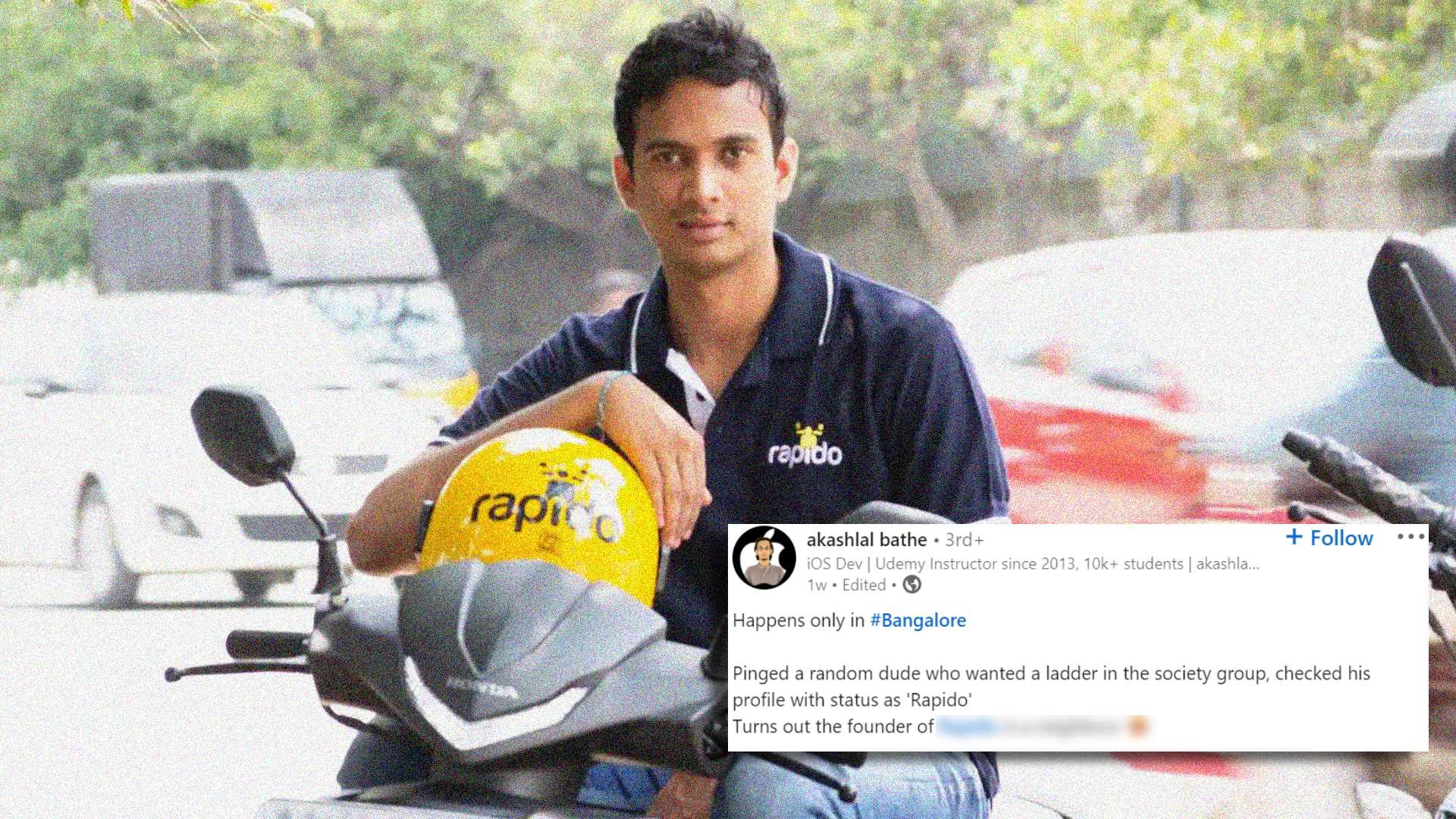 Bengaluru Techie’s Post Of Random Dude Asking For Ladder In WhatsApp Group Breaks The Internet; Here’s Why