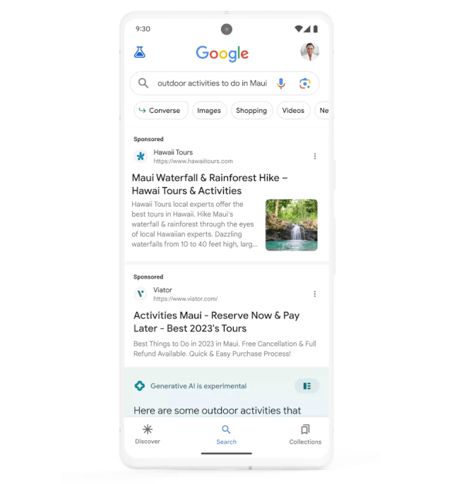 Google Ads In Search Generative Experience