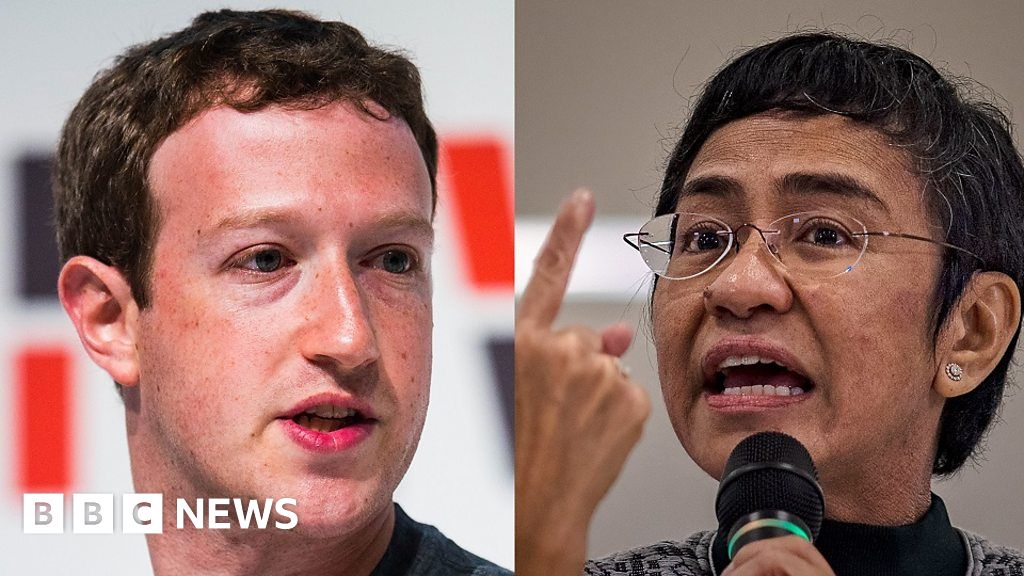 Nobel Peace Prize winner Maria Ressa compares Zuckerberg to dictator
