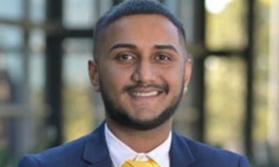 Real estate agent for Ray White's Macarthur Group, Abhnit Kumar (pictured), 23, has been suspended after making an 'arrogant comment' about renters online