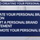 Steg för att skapa ditt personliga varumärke