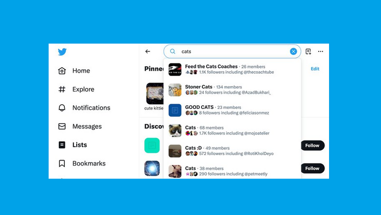 Twitter Adds List Search Capacity on Desktop