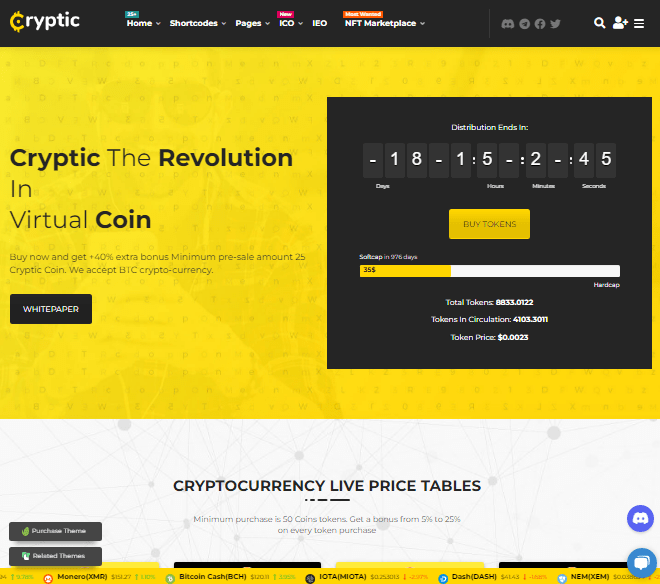 11 Best Cryptocurrency WordPress Themes in 2023 6