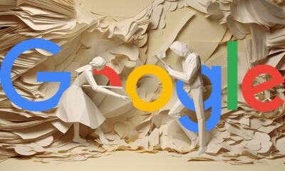 Papierkonsolidierung Google-Logo