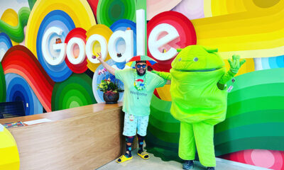 Peter The Greeter With An Android Mascot