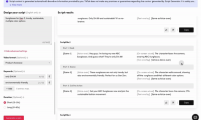 TikTok Adds New AI Ad Script Generator Tool in Creative Center