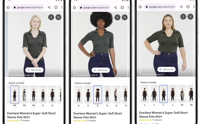 Google Announces New AI Powered Ad Options and Virtual Try-On Tools for Clothes