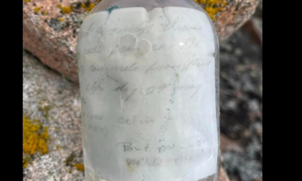 Message from 1989 hidden inside a plastic bottle, recovered | Trending