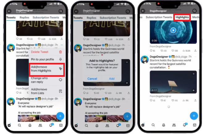Twitter’s New ‘Highlights’ Tab is Now Available to Twitter Blue Subscrbers