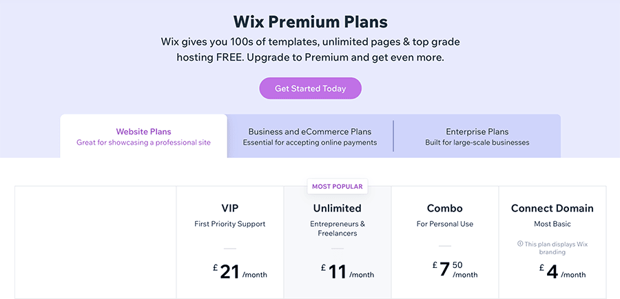 wix ecommerce platform home page