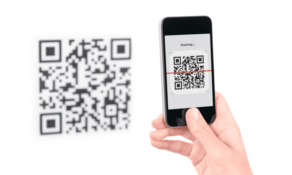 QR code used in advertising on CTV and cross-channel