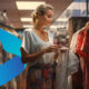 Woman Shopping Bing Logo