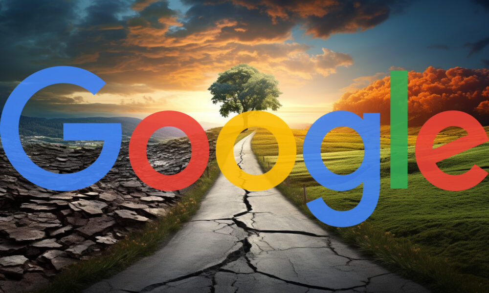 Split In Road Google Logo