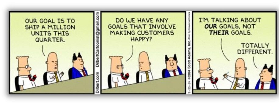 Client retention - Dilbert cartoon