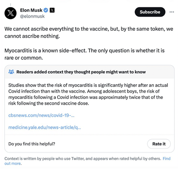 Elon Musk tweet