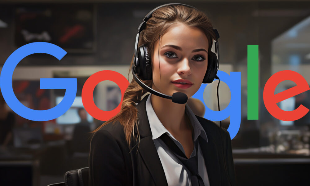 Call Center Phone Rep Google Logo