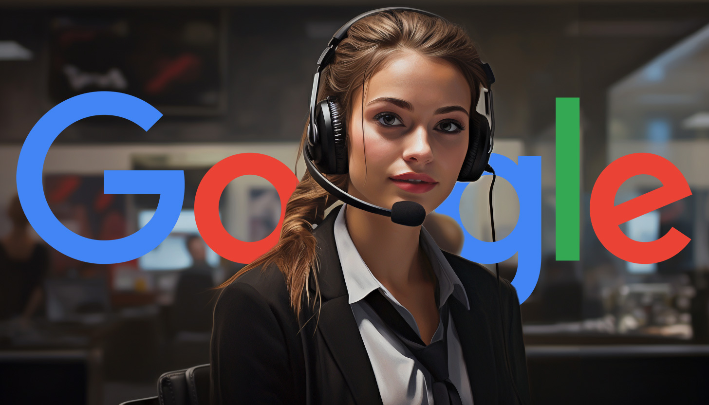 Call Center Phone Rep Google Logo