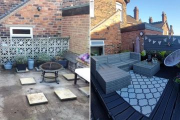 I'm a DIY mad mum & I saved £700 transforming my garden with bargains from B&M 