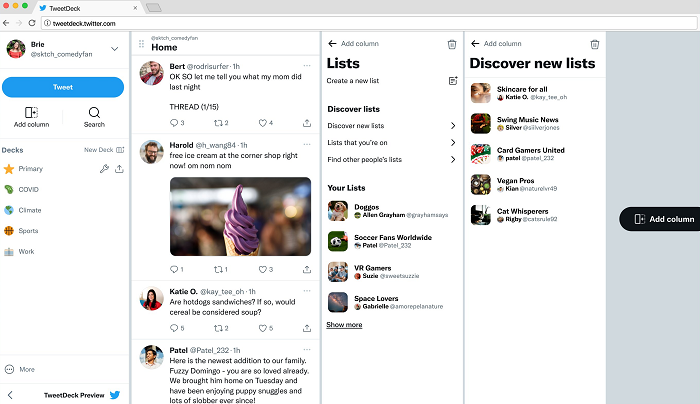 Twitter Announces New Version of TweetDeck, Which Will Soon Become a Twitter Blue Exclusive