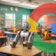 Robots In Classroom Google Logo