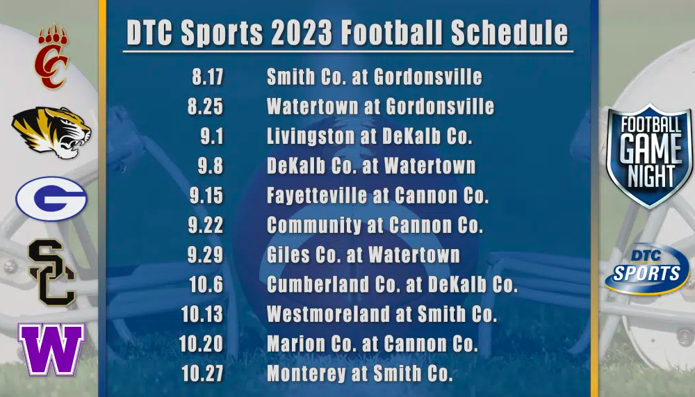 DTC Sports will provide Live Coverage for 11 games