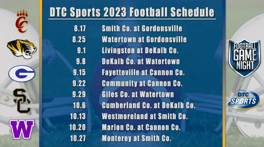 DTC Sports will provide Live Coverage for 11 games