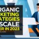 7 Organic Marketing Strategies to Scale Faster in 2023