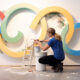Painting Google Logo Canvas