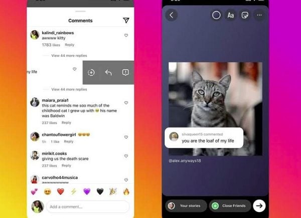 Instagram Adds New Comment Reply Option, Tests Star Sign-Related Stickers