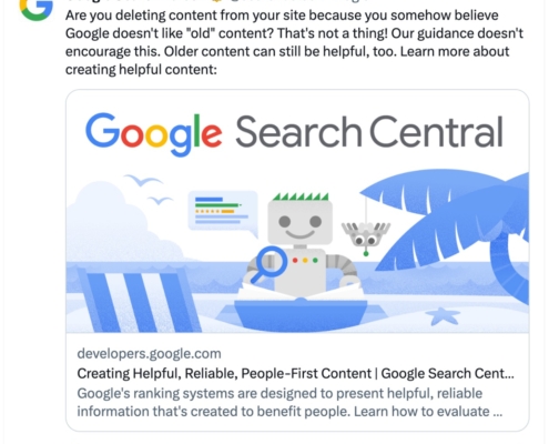 Does pushing delete on old content boost your SEO