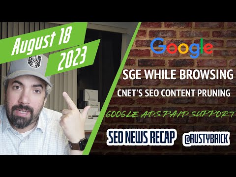 Google SGE While Browsing, AI Content, Content Pruning, Google Ads Paid Support & More