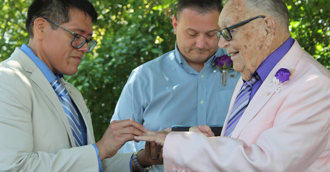 Kenneth Felts Marries Johnny Hau After Coming Out at Age 90