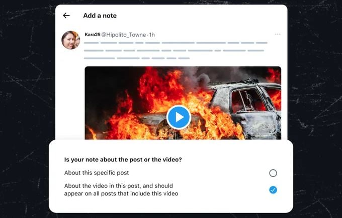 X Improves Tagging Process for Videos That Have Received a Community Note