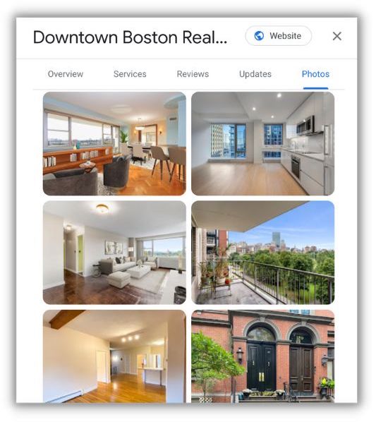 example of google business images for boston real estate agent