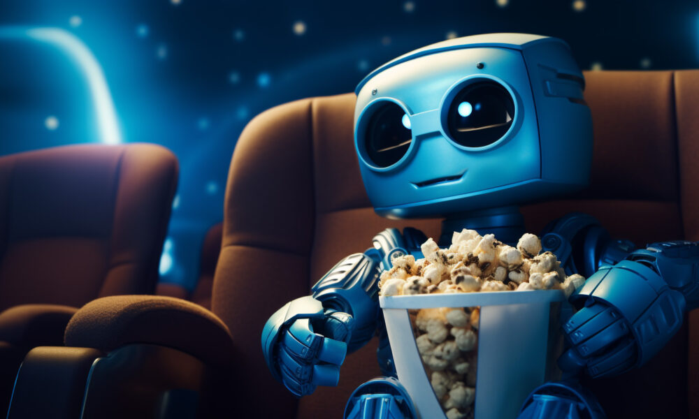 Bing Robot Movies Popcorn
