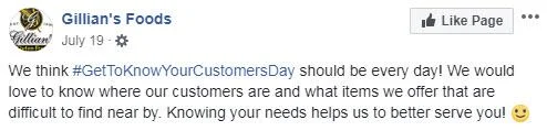 october marketing ideas: customer appreciation day