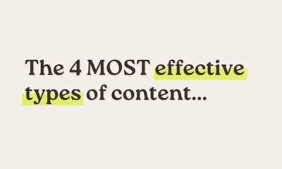 The 4 Most Effective Types of Content to Share on Social Media [Infographic]