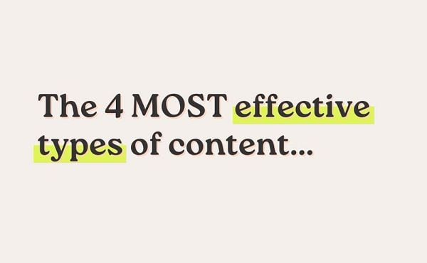 The 4 Most Effective Types of Content to Share on Social Media [Infographic]