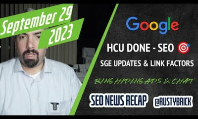Google September Helpful Content Update Done, SGE Updates, Links Not A Top Ranking Factor, Bing Hiding Ads & Google’s 25th Birthday
