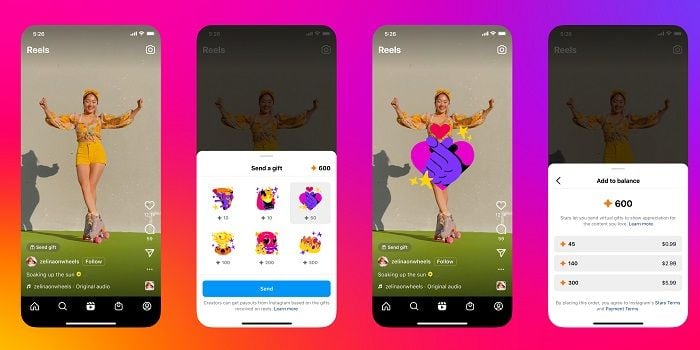 Instagram Expands Reels Gifts to Creators in More Regions