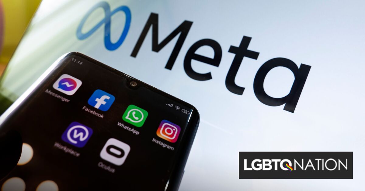 Meta has allowed anti-LGBTQ+ group Gays Against Groomers to freely spread misinformation & hate