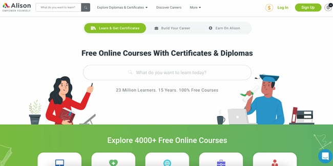 alison online marketing course