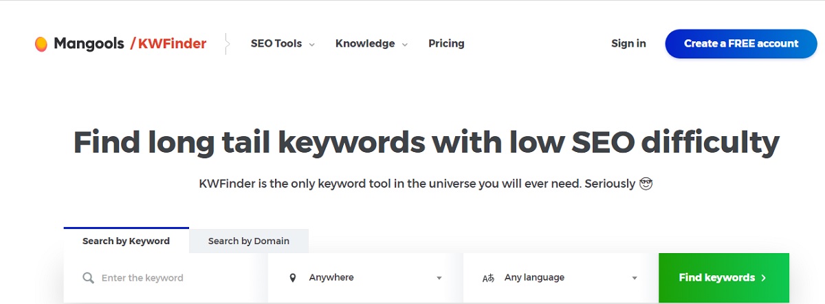 Find long tail keywords.