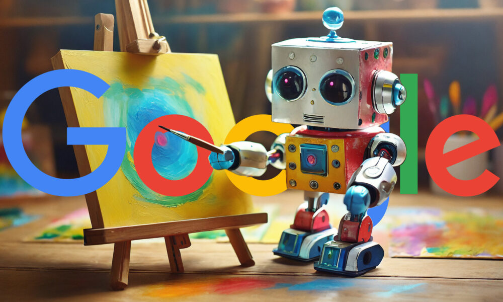 Google Robot Painting Art